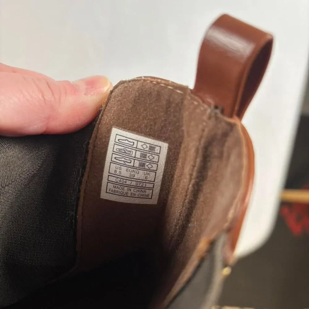 Rocket Dog Brown Leather Chelsea Ankle Boots